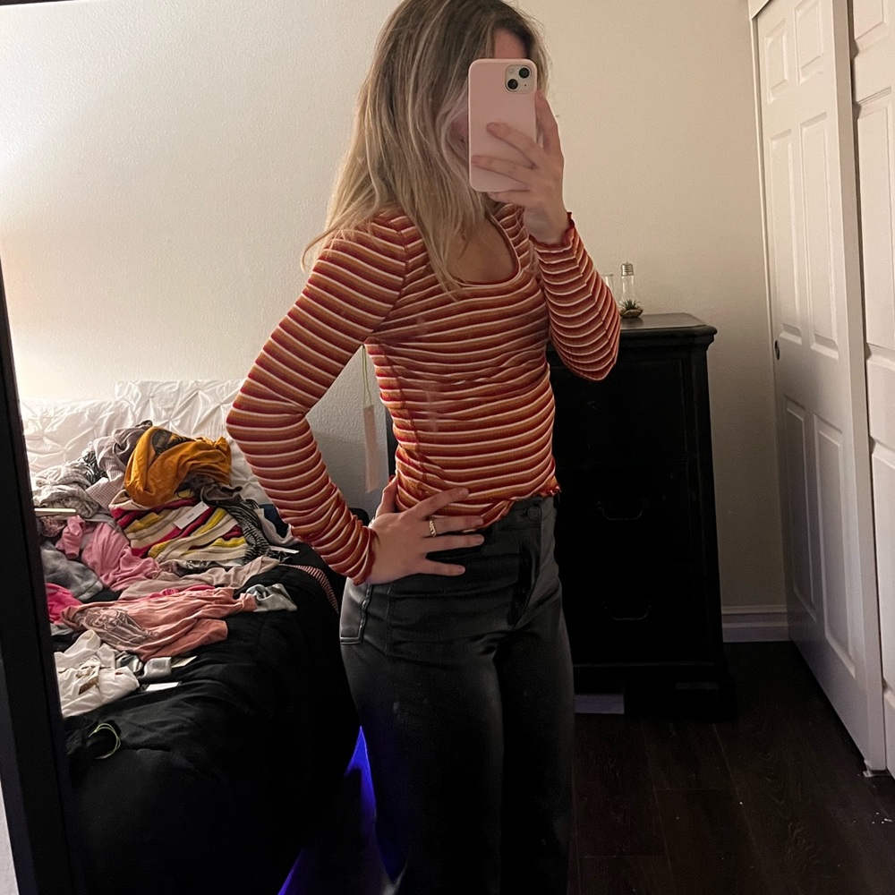 Striped Women’s Long Sleeve Top